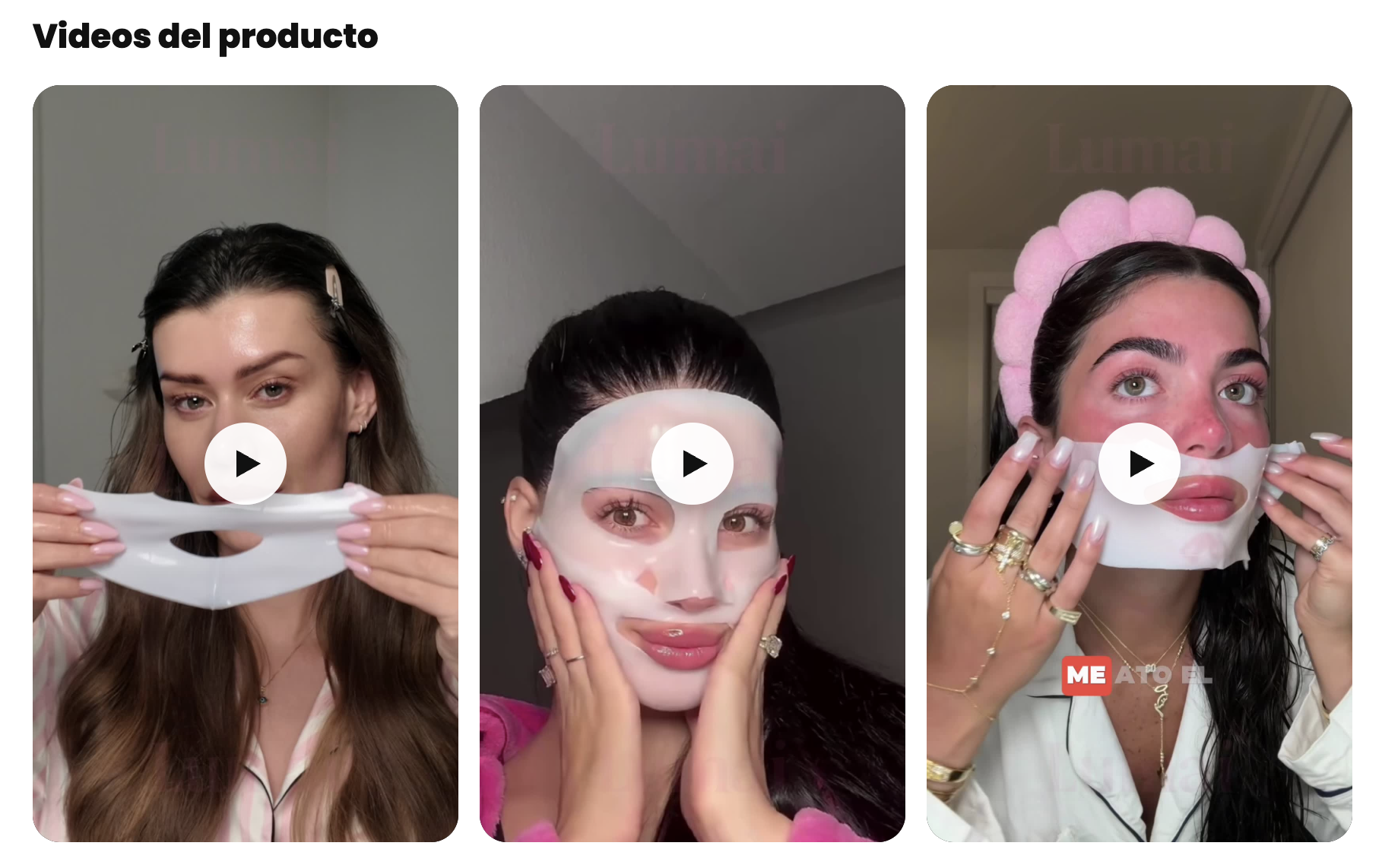 Galería de videos UGC